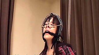 Subtitles bizarre Japanese nose hook BDSM spanking