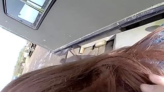 Raging hard cock will punish this redhead slut outdoors