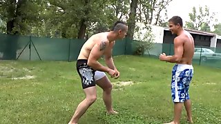 Ben vs Pierre - Wrestling