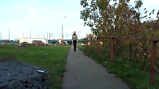 Pissing near the highway
