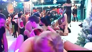 Bi pornstars fucking in a club