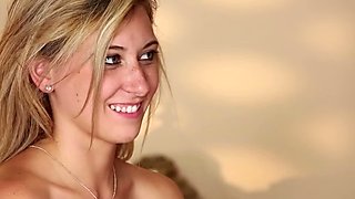FantasyMassage Blonde Teen Tricked Into Giving Blowjob