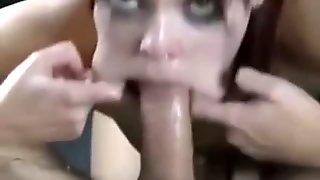 My Amatuer Girlfriend Extreme Throatfucking On Webcam